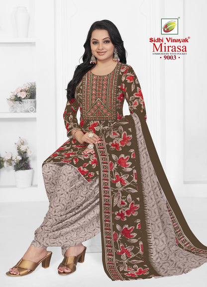 Mirasa Vol 9 Sidhi Vinayak Micro Readymade Cotton Patiyala Suits Manufacturer Gujarat