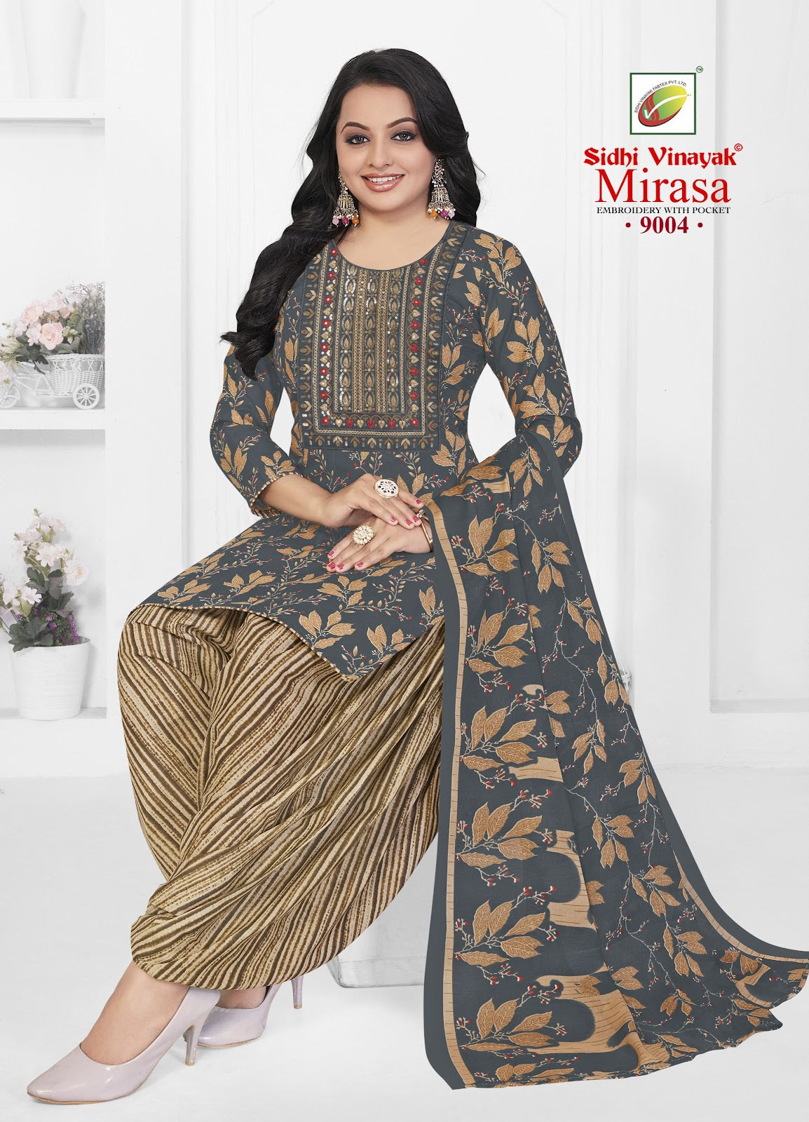 Mirasa Vol 9 Sidhi Vinayak Micro Readymade Cotton Patiyala Suits Manufacturer Gujarat