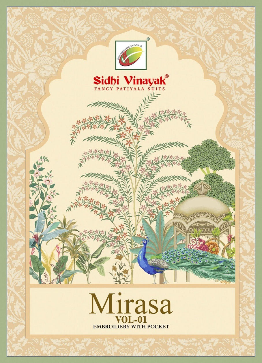 Mirasa Vol 1 With Lining Sidhi Vinayak Indo Cotton Readymade Cotton Patiyala Suits