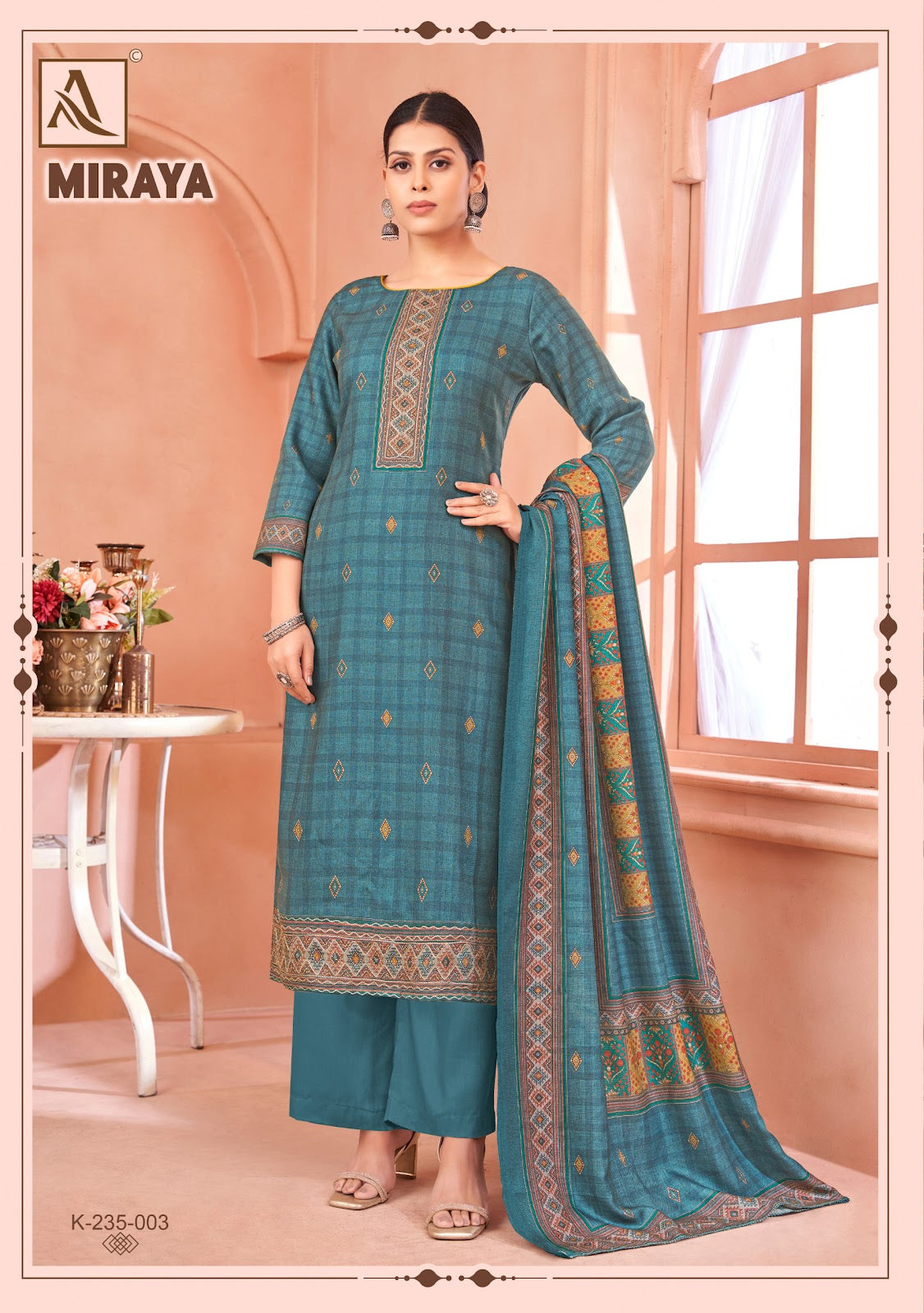 Miraya Alok Viscose Pashmina Suits Wholesaler Gujarat