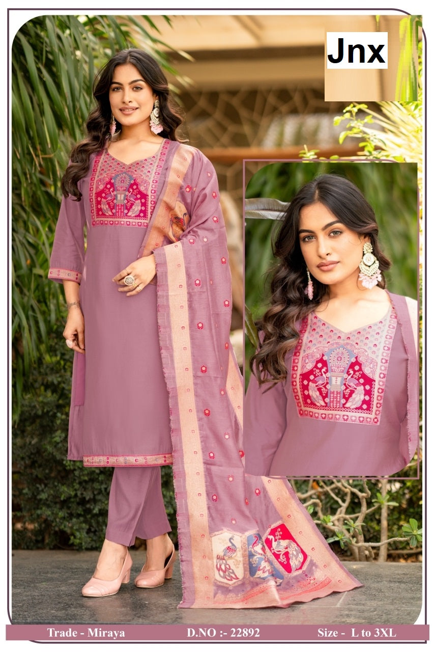Miraya Jnx Readymade Pant Style Suits Wholesaler India