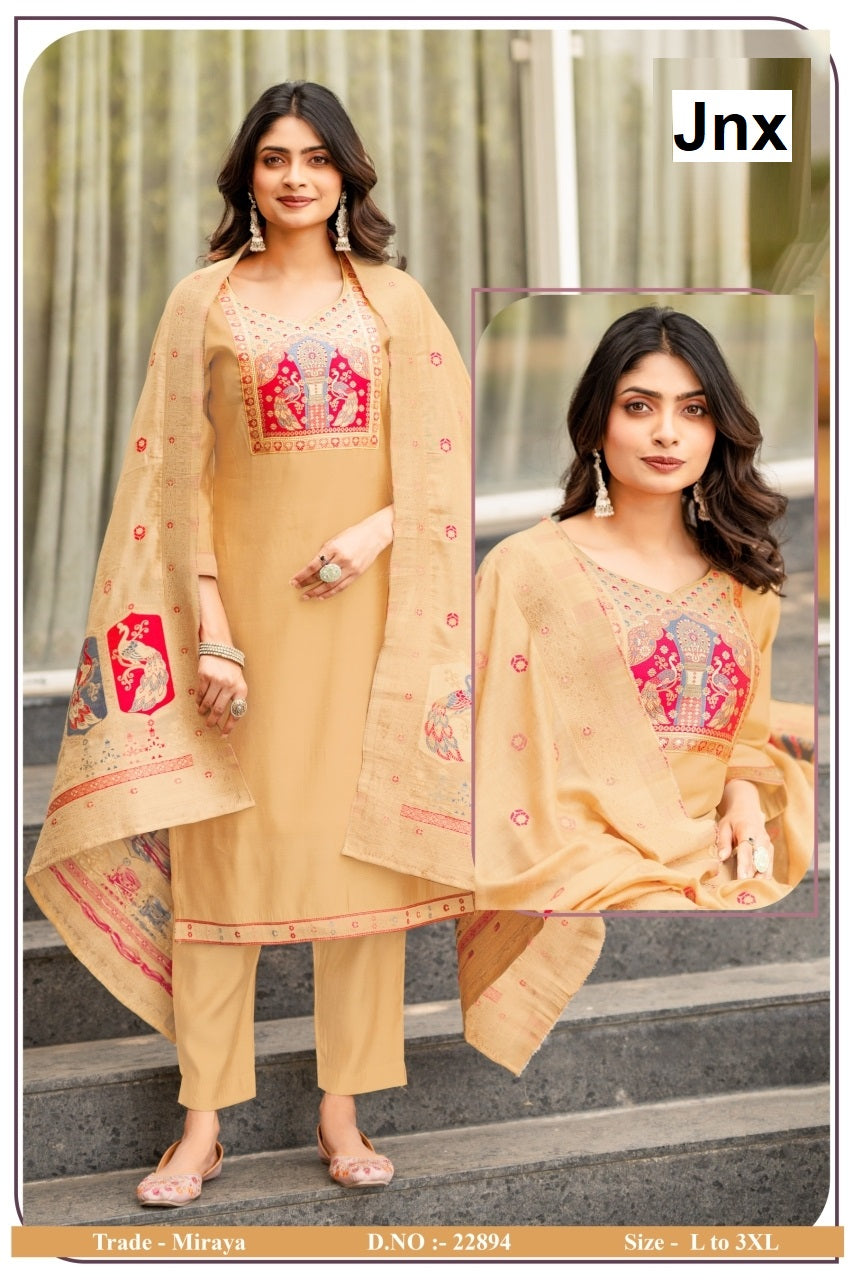 Miraya Jnx Readymade Pant Style Suits Wholesaler India