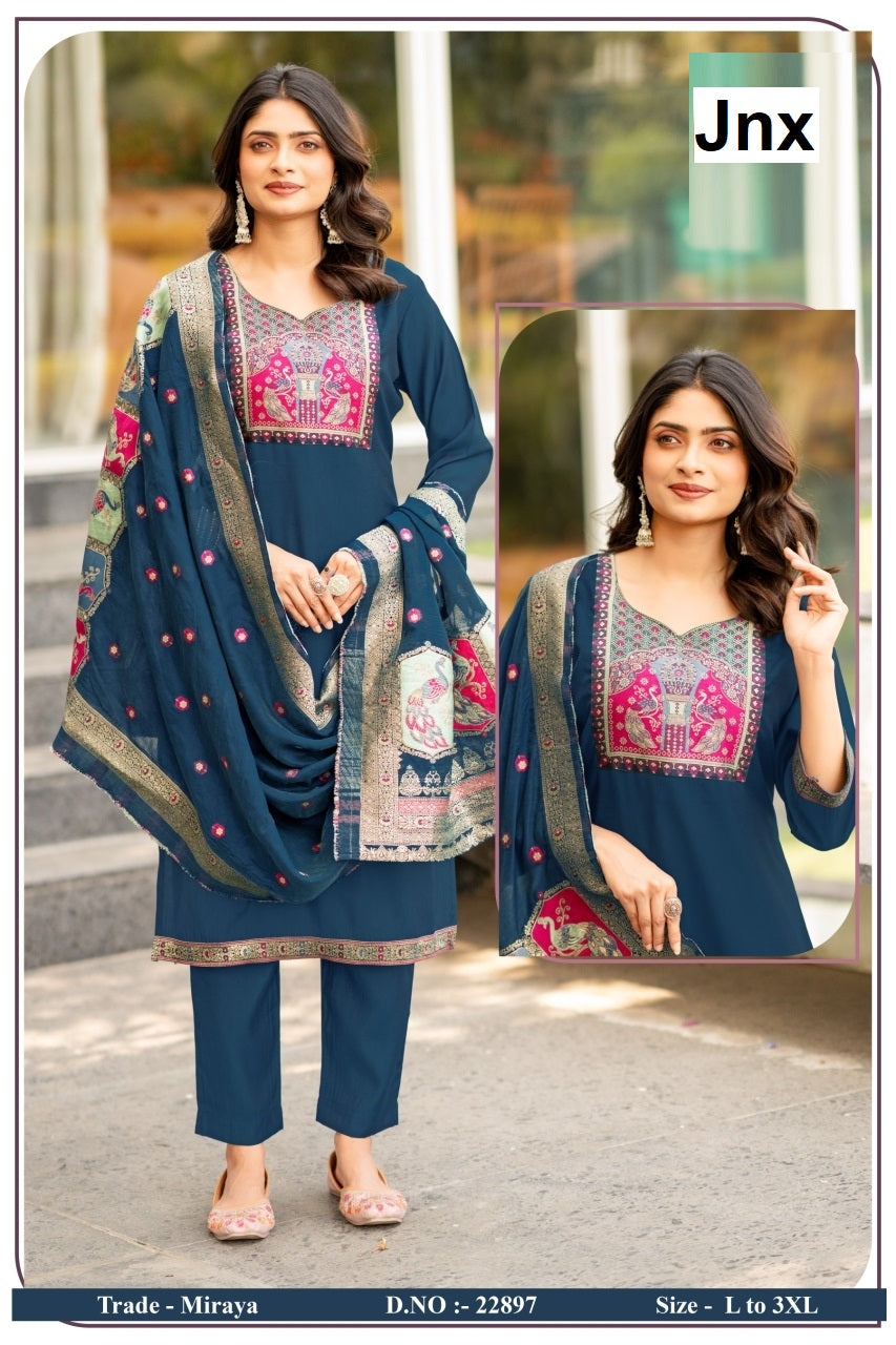 Miraya Jnx Readymade Pant Style Suits Wholesaler India