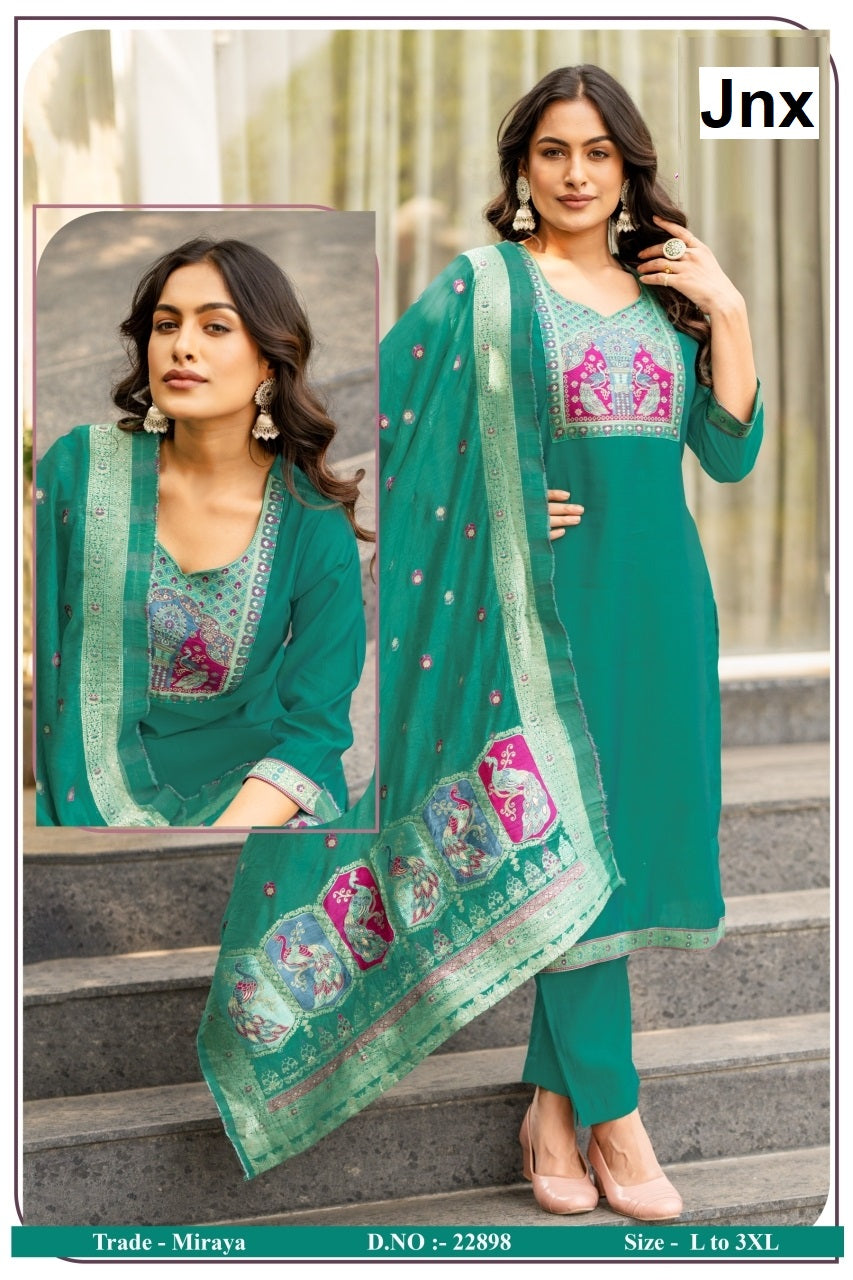 Miraya Jnx Readymade Pant Style Suits Wholesaler India