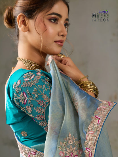 Miraya Sethnic Tissue Sarees Manufacturer Gujarat