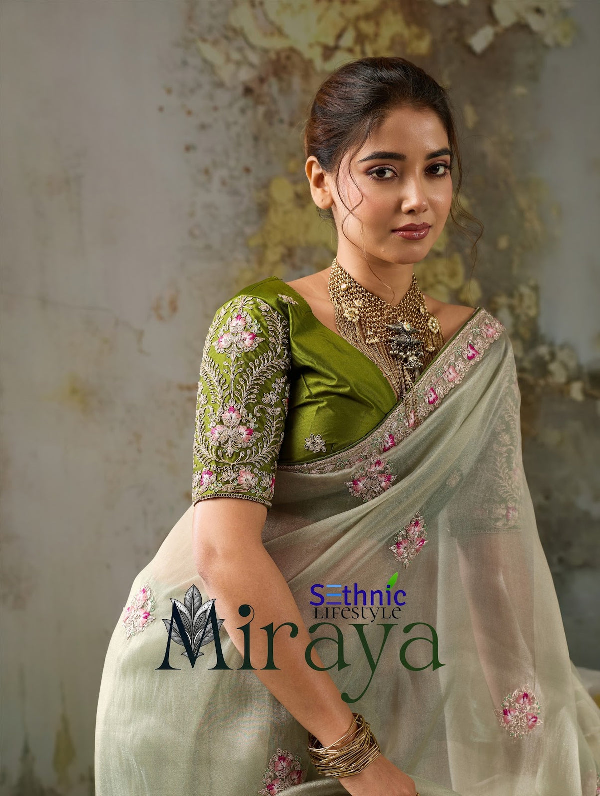 Miraya Sethnic Tissue Sarees Manufacturer Gujarat
