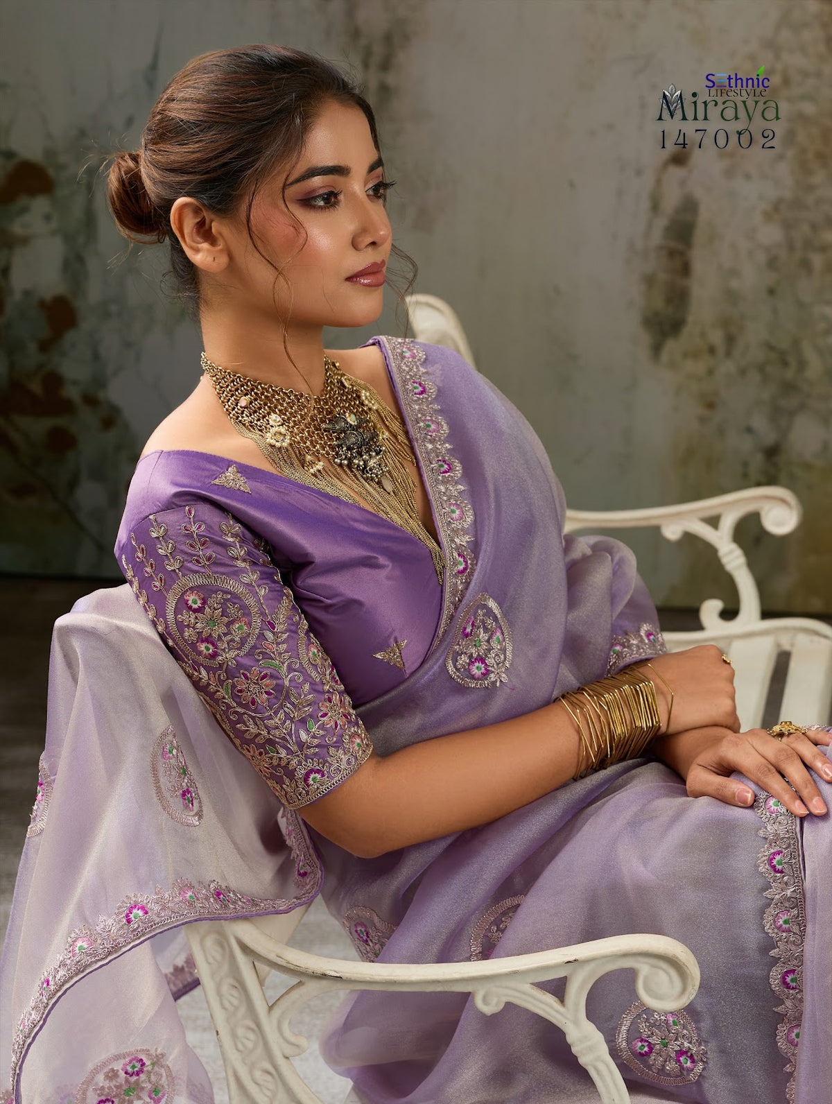 Miraya Sethnic Tissue Sarees Manufacturer Gujarat