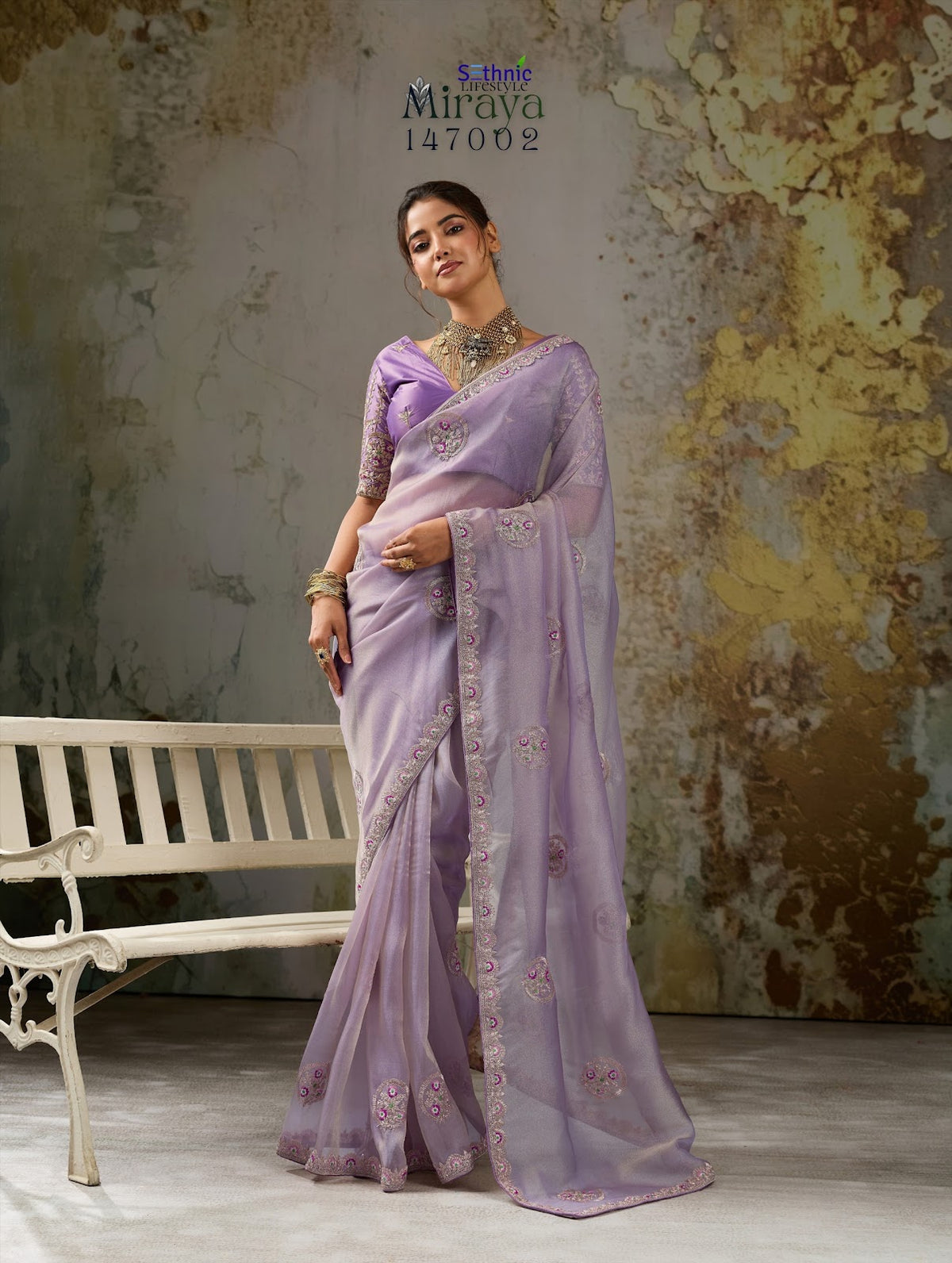 Miraya Sethnic Tissue Sarees Manufacturer Gujarat