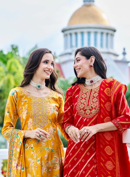 Miraaya Vol 1 Radhika Lifestyle Simmer Readymade Anarkali Suits Exporter Ahmedabad