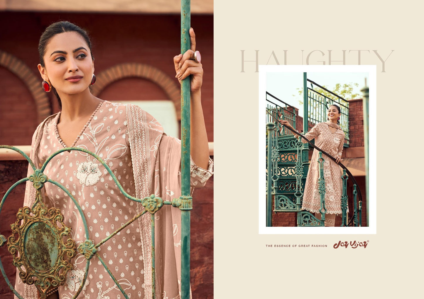 Mirch Masala Jay Vijay Cotton Pant Style Suits Supplier India