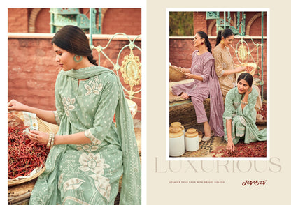 Mirch Masala Jay Vijay Cotton Pant Style Suits Supplier India