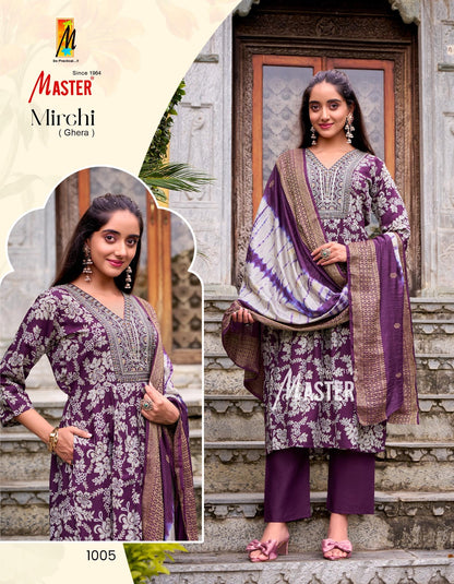 Mirchi Master Vertican Readymade Anarkali Suits Wholesale