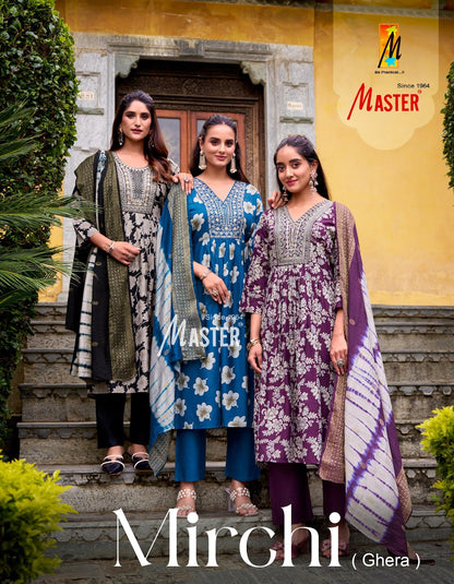 Mirchi Master Vertican Readymade Anarkali Suits Wholesale