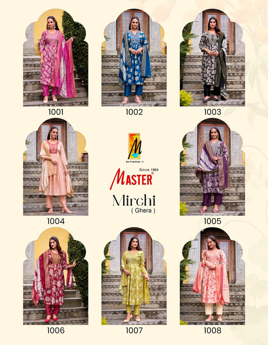 Mirchi Master Vertican Readymade Anarkali Suits Wholesale