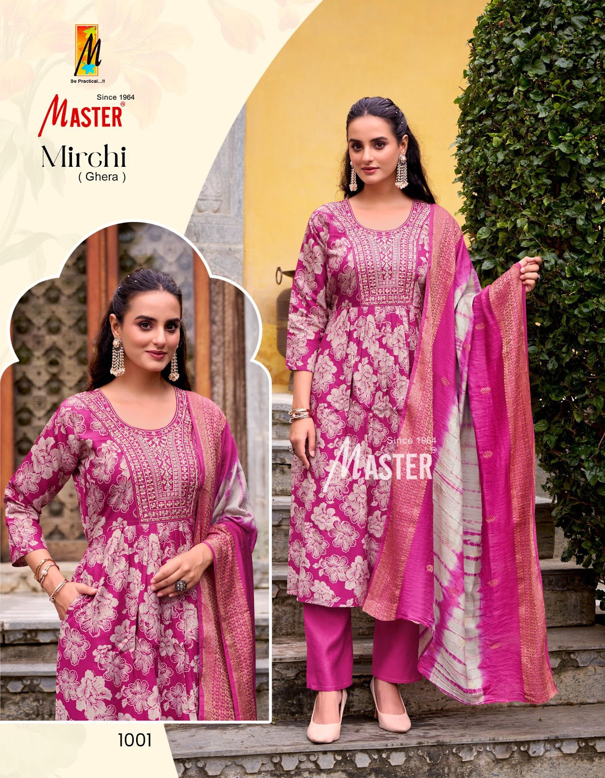 Mirchi Master Vertican Readymade Anarkali Suits Wholesale