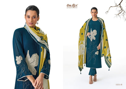 Mireya Omtex Mal Chanderi Pant Style Suits Wholesaler India