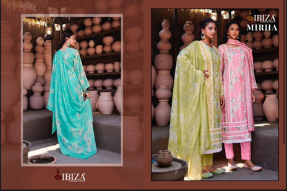 Mirha Ibiza Muslin Pant Style Suits Exporter Gujarat