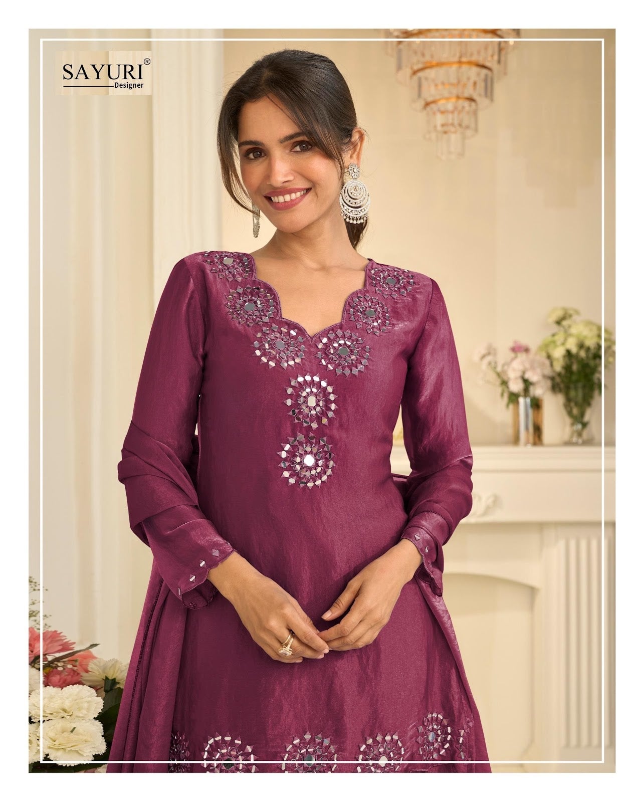 Mirror Collection 10303 Sayuri Tora Silk Pakistani Readymade Suits Manufacturer Gujarat