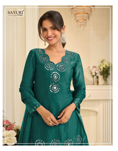 Mirror Collection 10303 Sayuri Tora Silk Pakistani Readymade Suits Manufacturer Gujarat