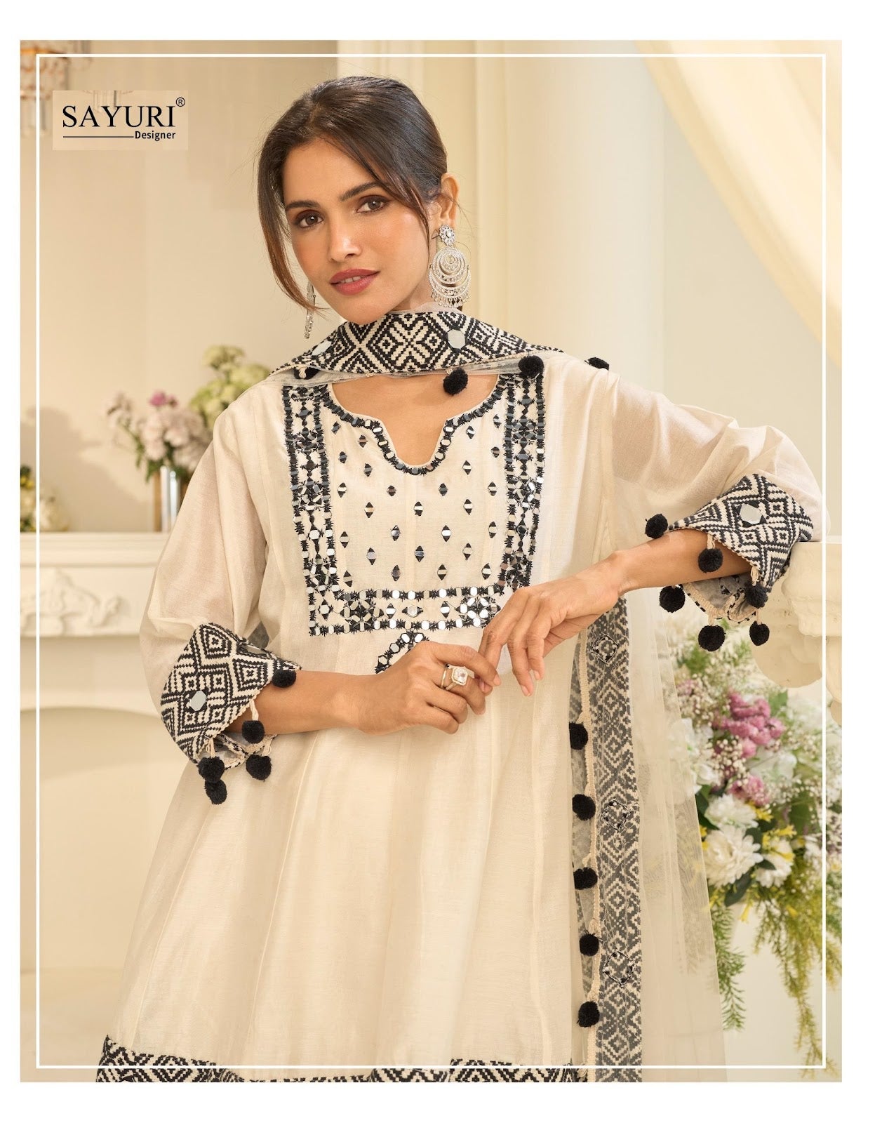 Mirror Collection 10304-05 Sayuri Roman Silk Pakistani Readymade Suits Supplier India