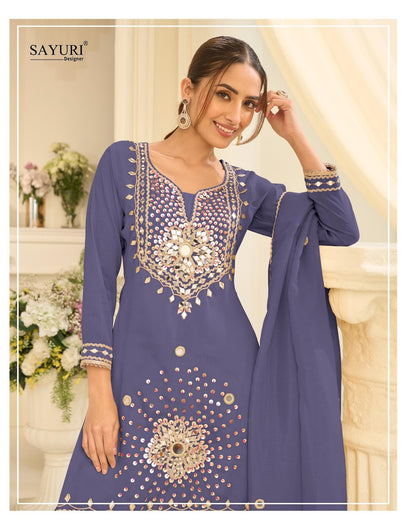 Mirror Collection 10312 Sayuri Simar Silk Readymade Sharara Suits Manufacturer India