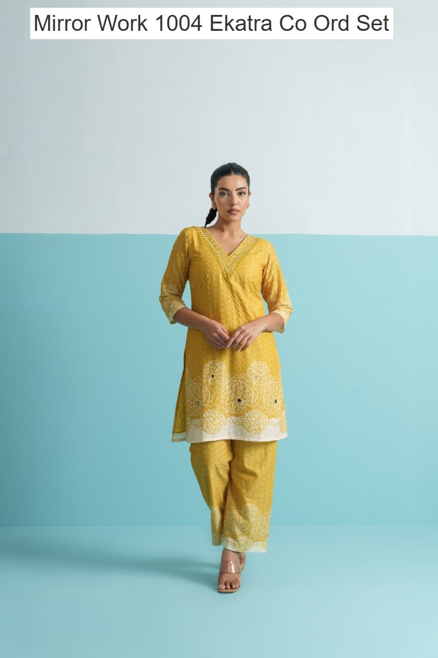 Mirror Work 1004 Ekatra Co Ord Set Manufacturer