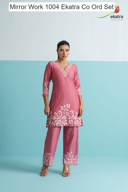 Mirror Work 1004 Ekatra Co Ord Set Manufacturer
