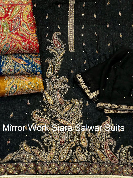 Mirror Work Siara Salwar Suits Supplier