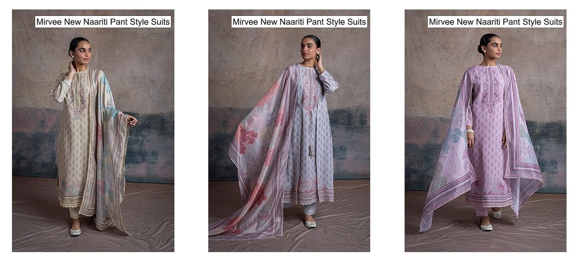 Mirvee New Naariti Linen Pant Style Suits Wholesale Price