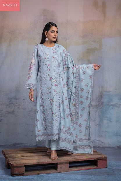 Mirza Naariti Cotton Lawn Pant Style Suits Exporter India