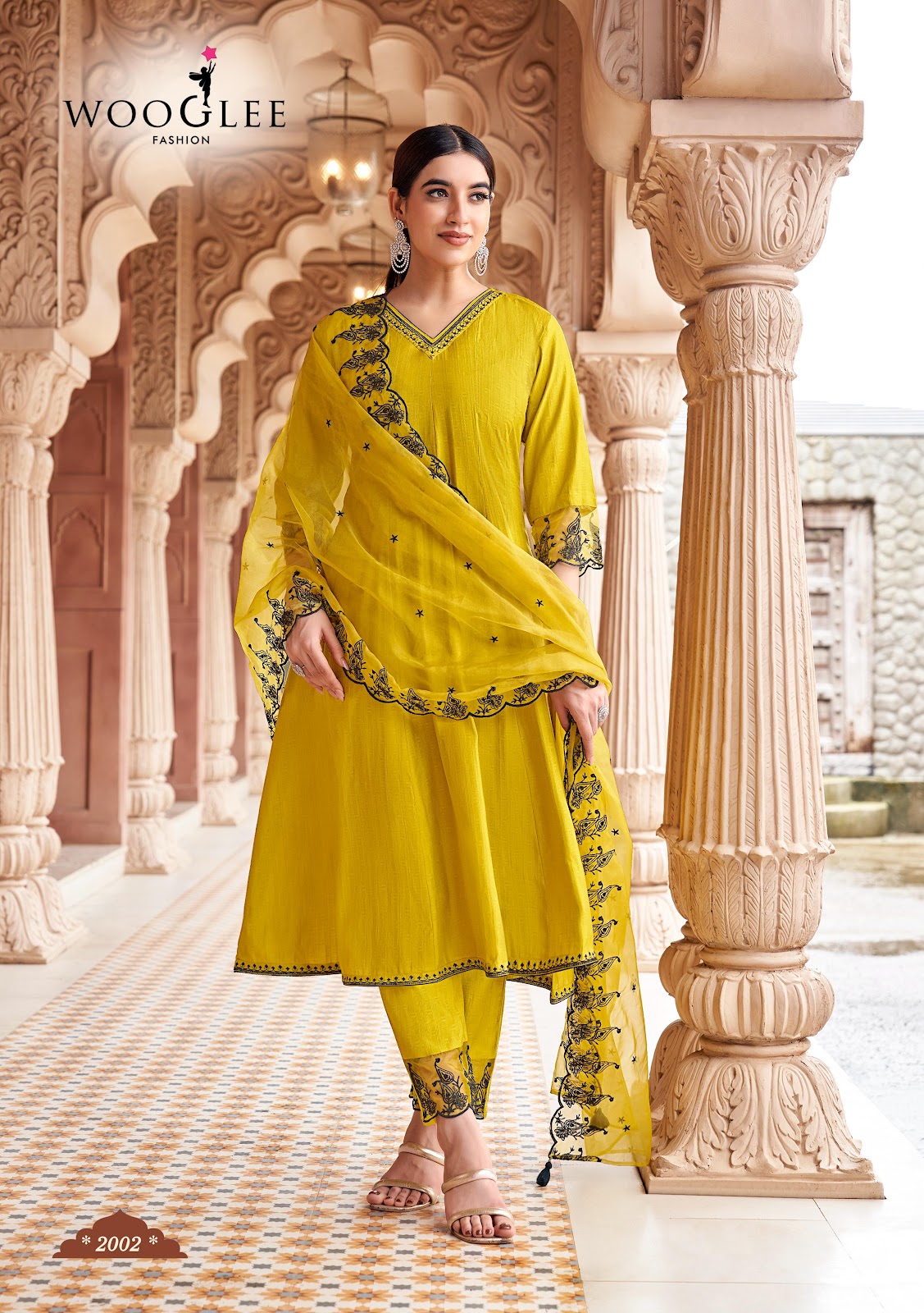 Mirza Wooglee Viscose Weaving Readymade Anarkali Suits Wholesaler