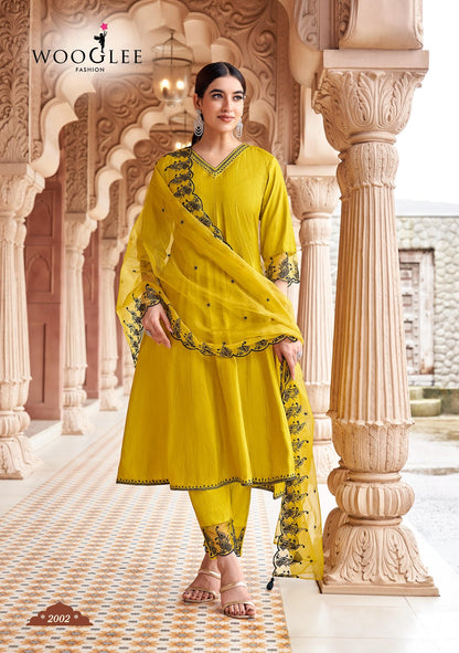 Mirza Wooglee Viscose Weaving Readymade Anarkali Suits Wholesaler