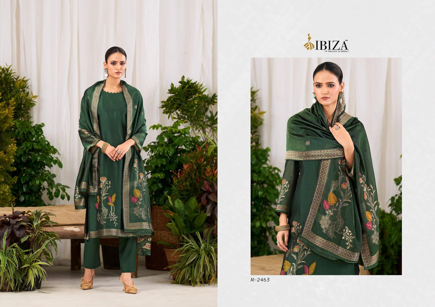 Misha Ibiza Banglori Silk Pant Style Suits Supplier