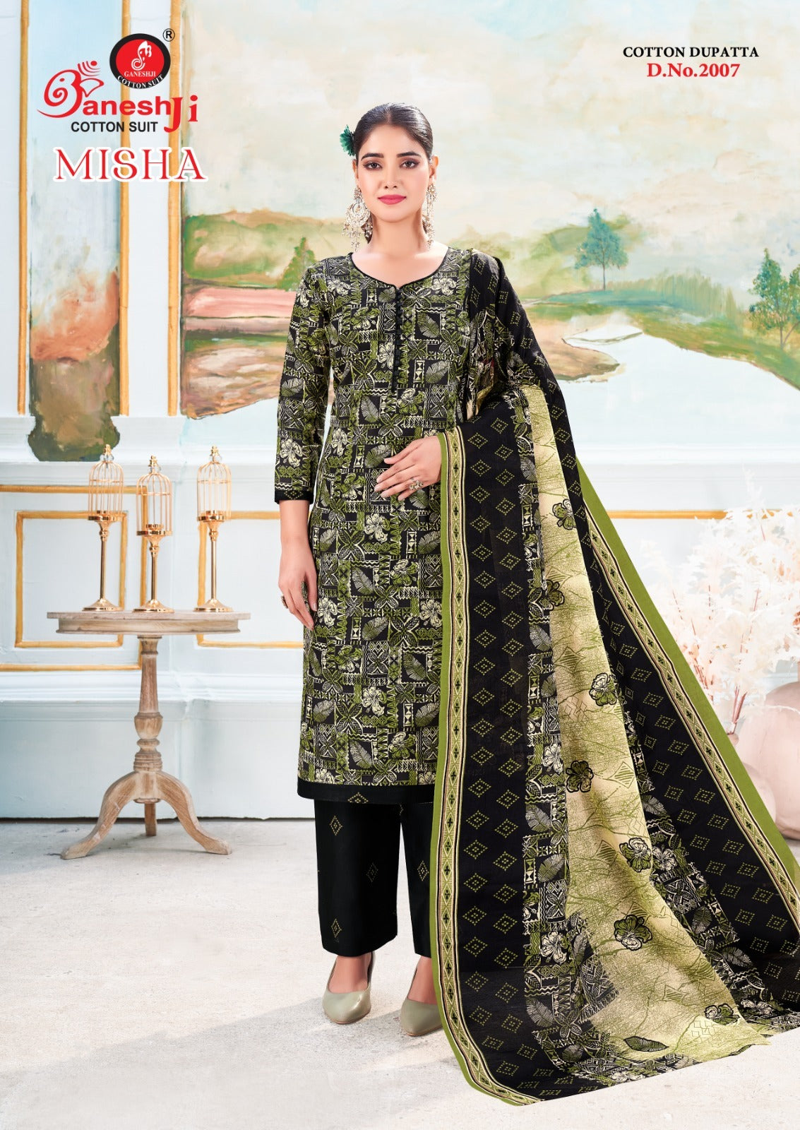Misha Vol 2 Ganeshji Cotton Dress Material Exporter