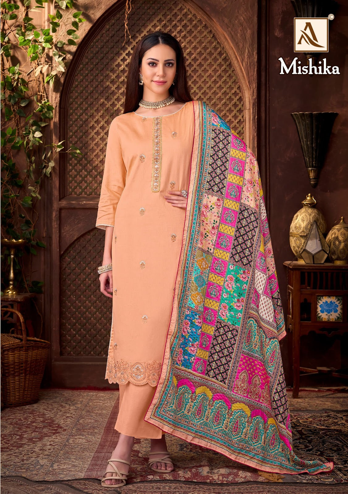 Mishika Alok Zam Karachi Salwar Suits Manufacturer