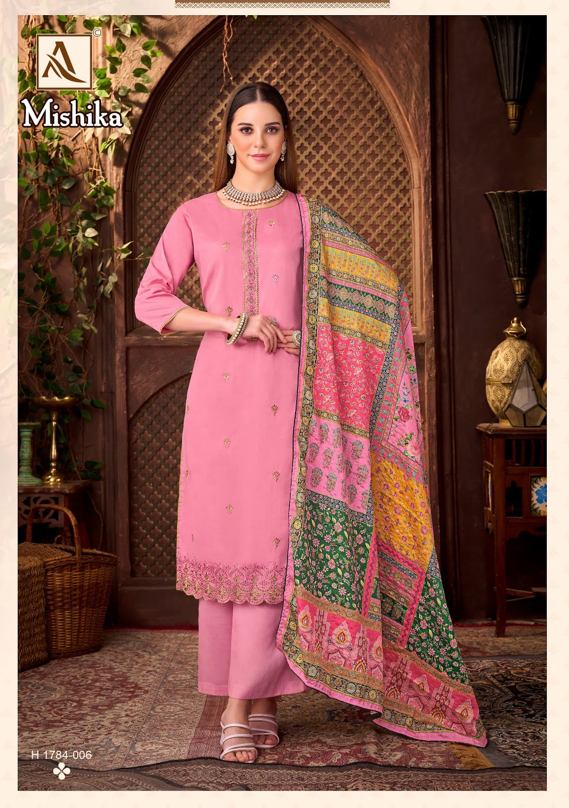 Mishika Alok Zam Karachi Salwar Suits Manufacturer