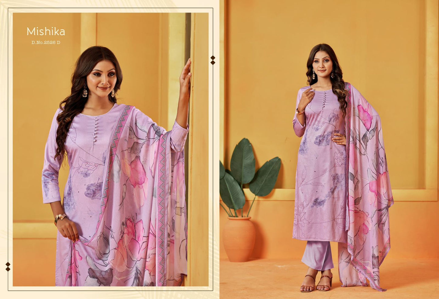 Mishika Sargam Prints Pure Jam Pant Style Suits Wholesale Price