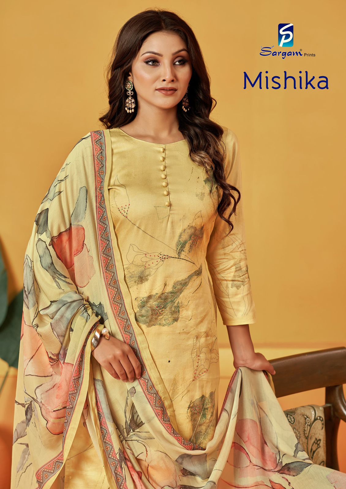 Mishika Sargam Prints Pure Jam Pant Style Suits Wholesale Price
