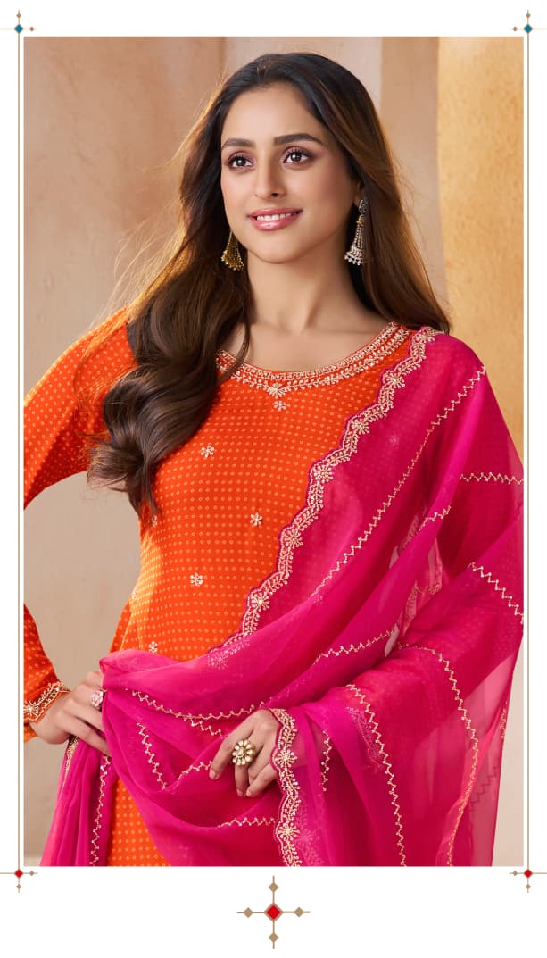 Mishka Kuleesh Vinay Fashion Llp Chiffon Organza Pant Style Suits Supplier Ahmedabad