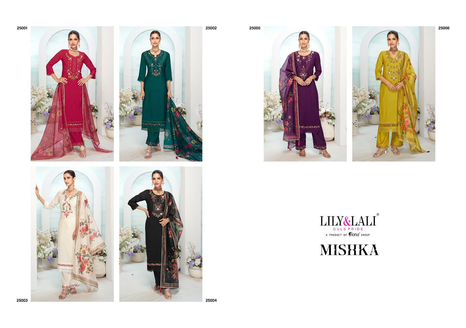 Mishka Lily Lali Viscose Silk Readymade Plazzo Style Suits Manufacturer Ahmedabad