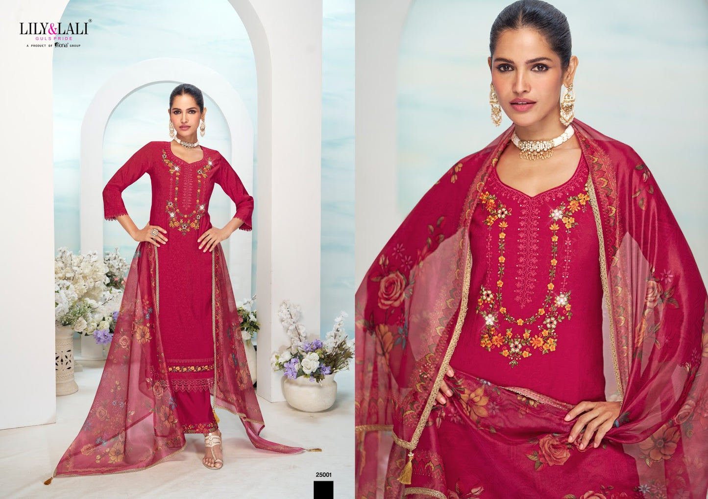 Mishka Lily Lali Viscose Silk Readymade Plazzo Style Suits Manufacturer Ahmedabad