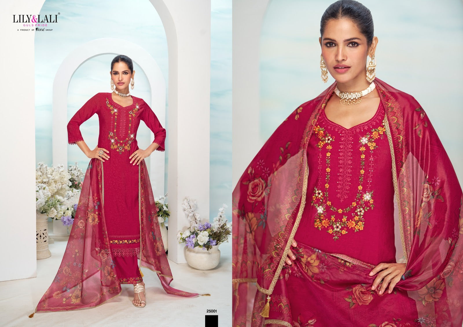 Mishka Lily Lali Viscose Silk Readymade Plazzo Style Suits Manufacturer Ahmedabad