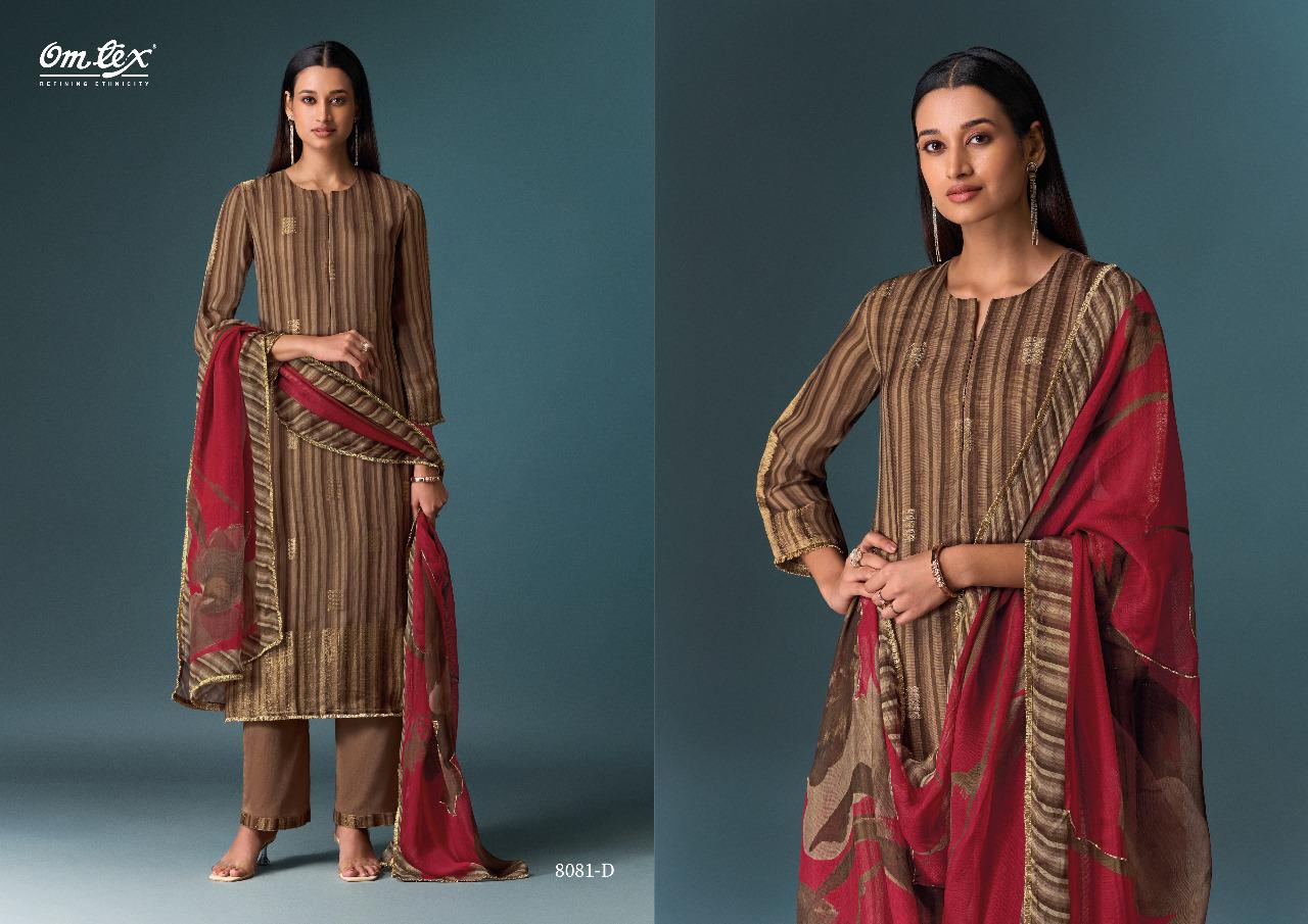 Mishqe 8081 Omtex Jacquard Pant Style Suits Exporter India