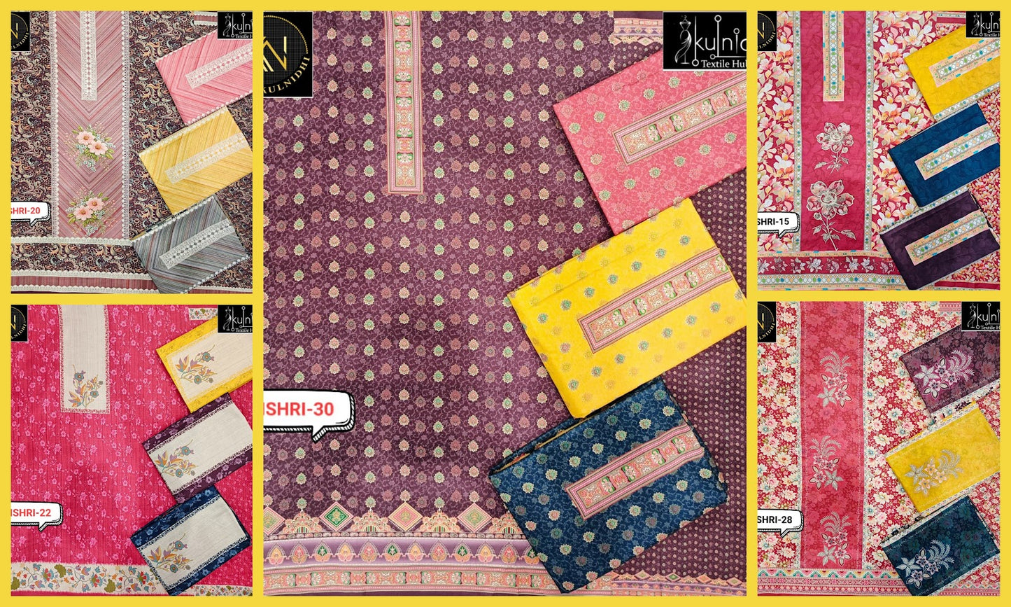 Mishri Kulnidhi Pure Maslin Salwar Suits Supplier Ahmedabad