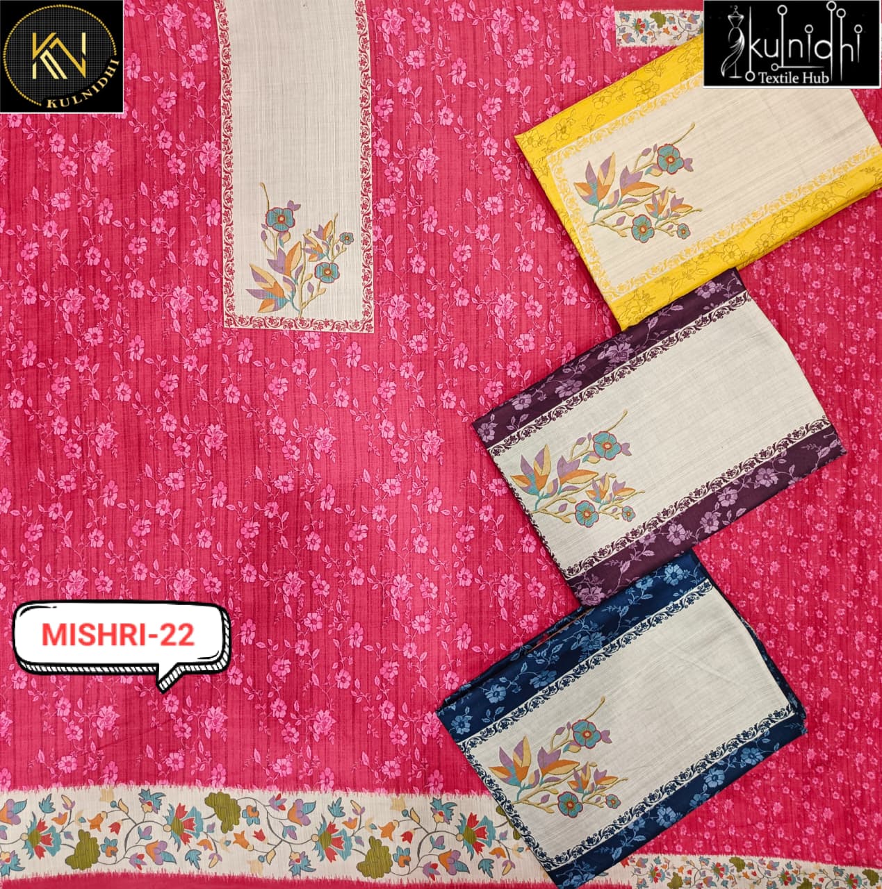 Mishri Kulnidhi Pure Maslin Salwar Suits Supplier Ahmedabad