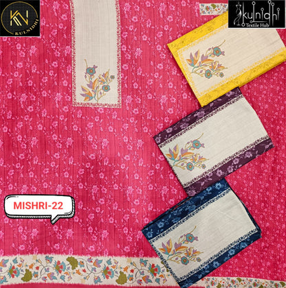 Mishri Kulnidhi Pure Maslin Salwar Suits Supplier Ahmedabad