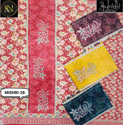 Mishri Kulnidhi Pure Maslin Salwar Suits Supplier Ahmedabad