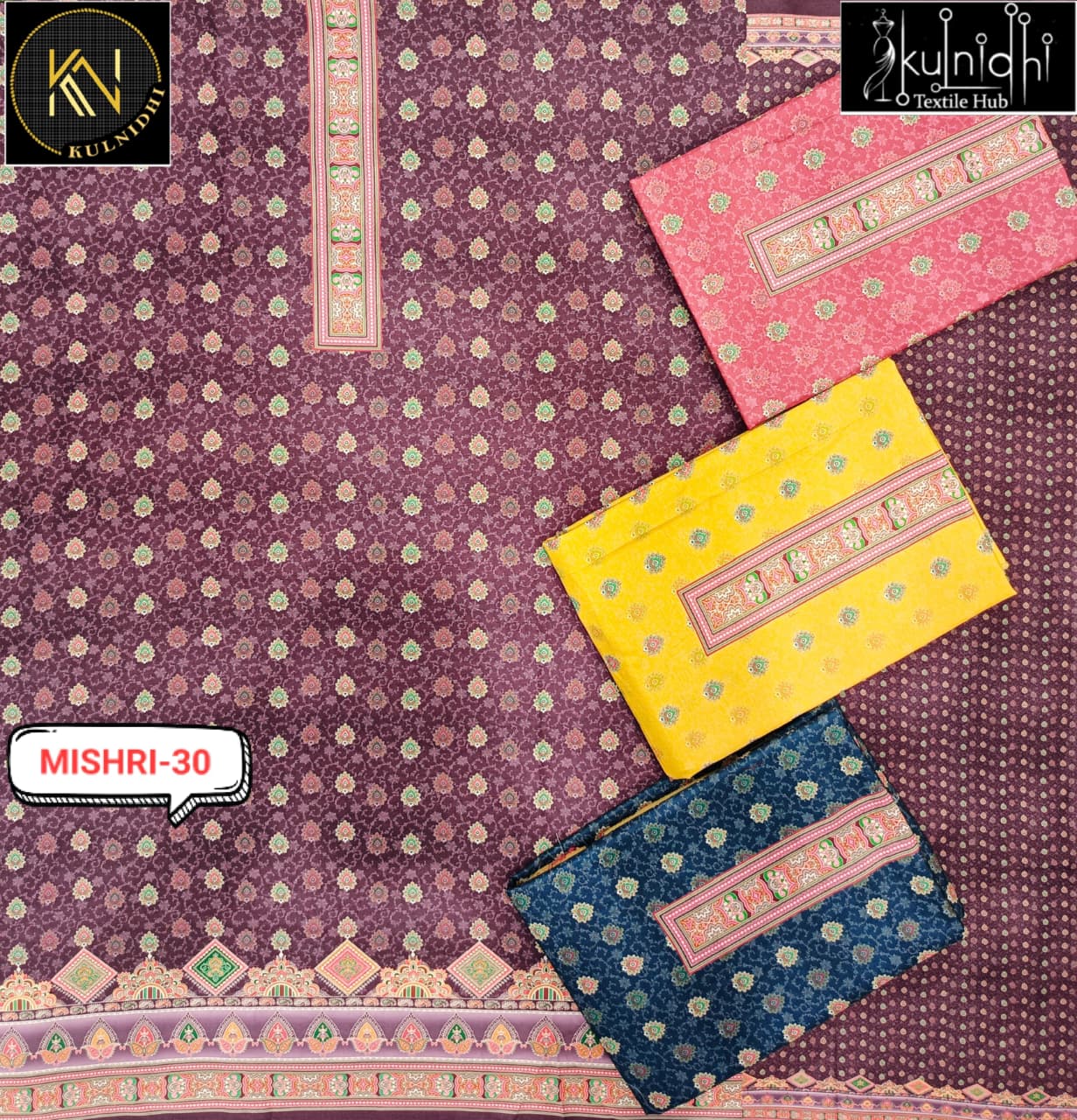 Mishri Kulnidhi Pure Maslin Salwar Suits Supplier Ahmedabad