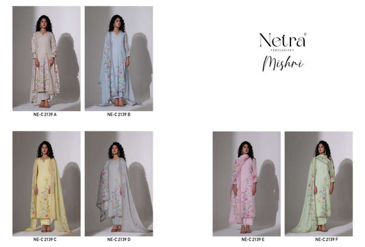 Mishri Netra Banarasi Pant Style Suits Exporter