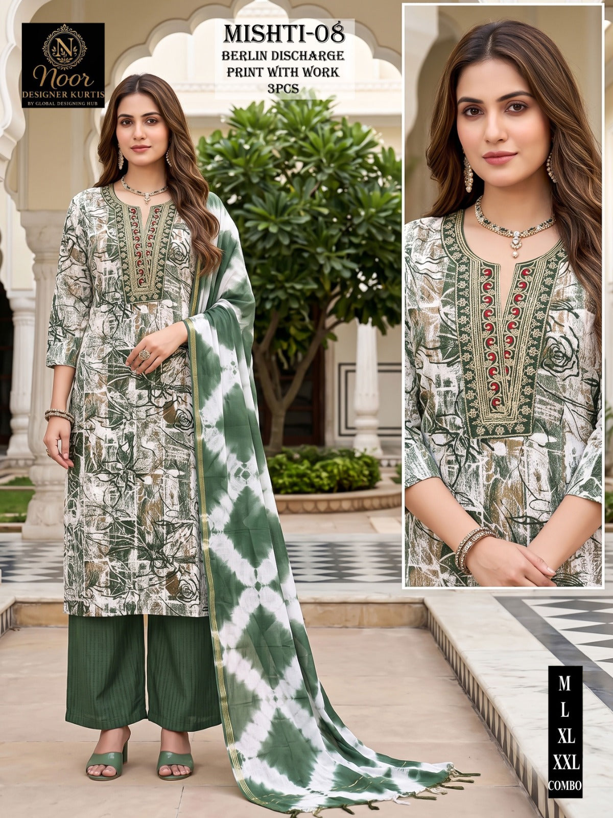 Mishti Globe Berlin Readymade Plazzo Style Suits Wholesaler Ahmedabad